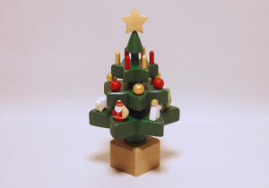 「組み立て式　木製のクリスマスツリー 3段」