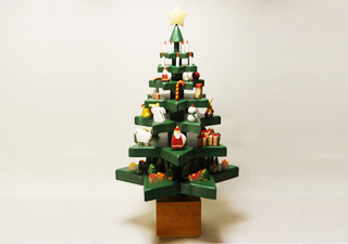 「特注の組み立て式　木のクリスマスツリー」